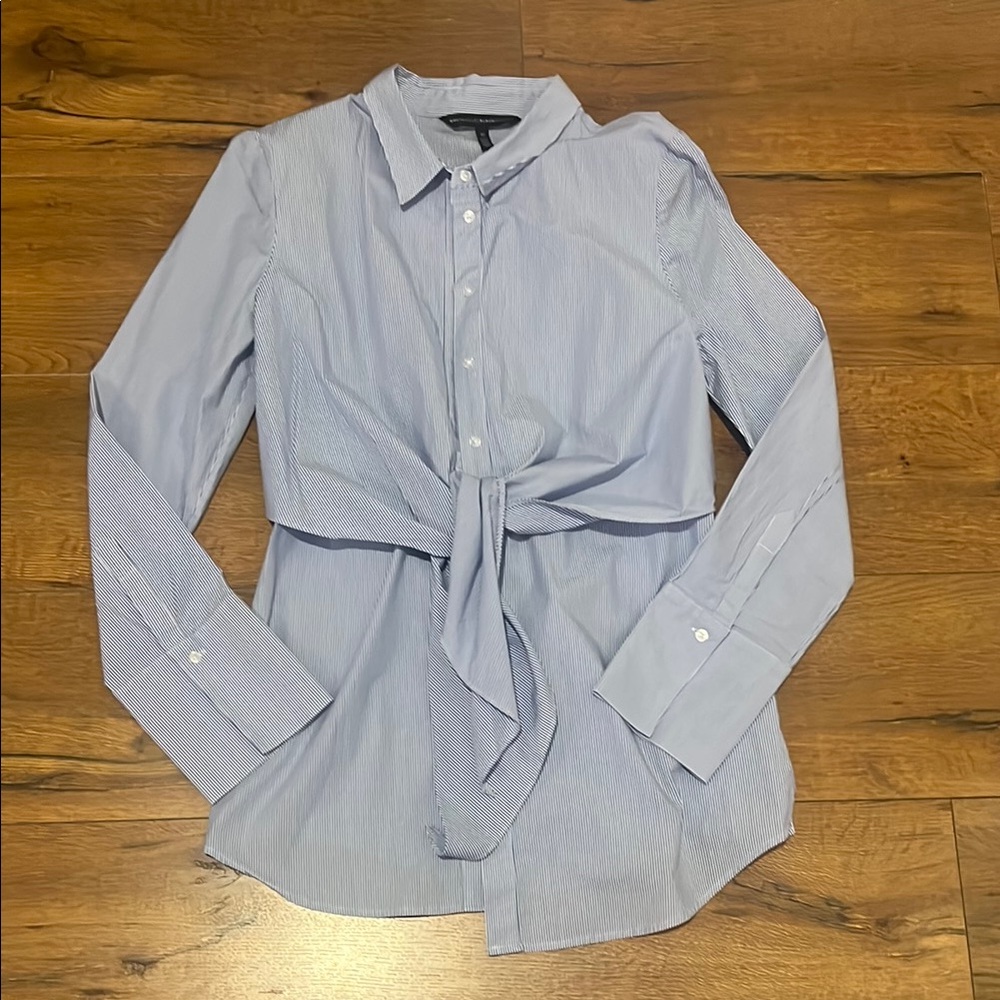 Whitehouse Black Market striped button down